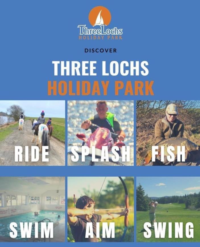 Three Lochs Holiday Caravan For Families And Couples Balminnoch Eksteriør bilde